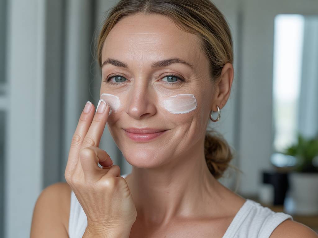 Gestes beauté du matin pour réveiller une peau terne et fatiguée avant d’appliquer sa poudre visage